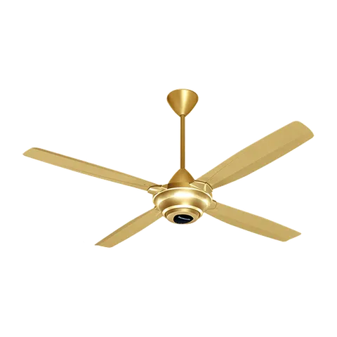 Quạt trần PANASONIC 4 cánh 140 cm màu vàng F-56MZG-GO có điều khiển